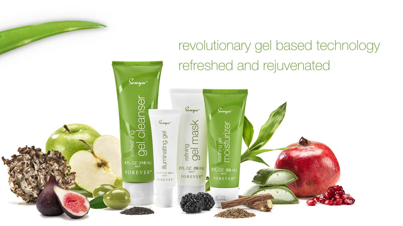 Forever Sonya Daily Skin Care Kit | 100% Organic | Gel Based Technolog