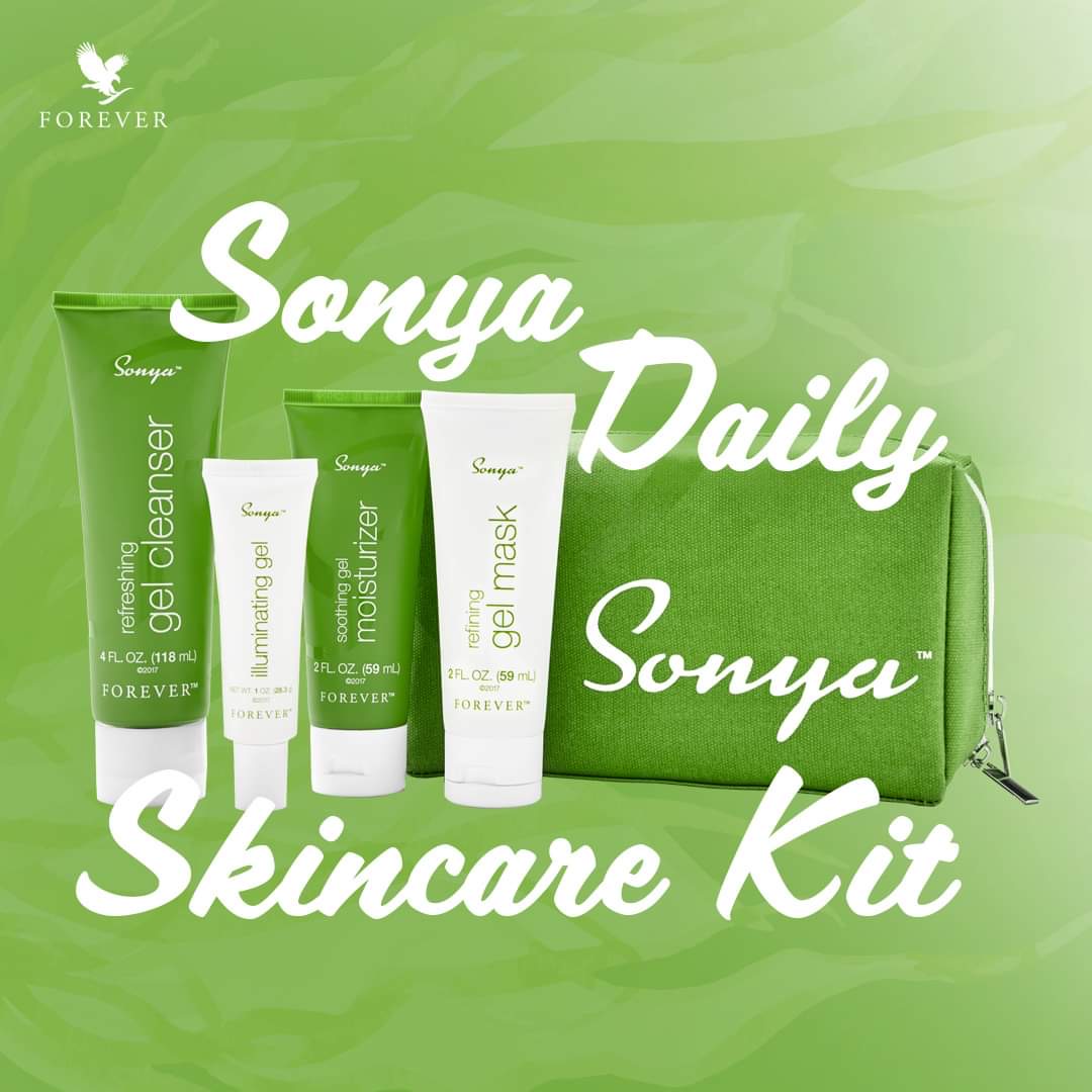 Forever Sonya Daily Skin Care Kit | 100% Organic | Gel Based Technolog