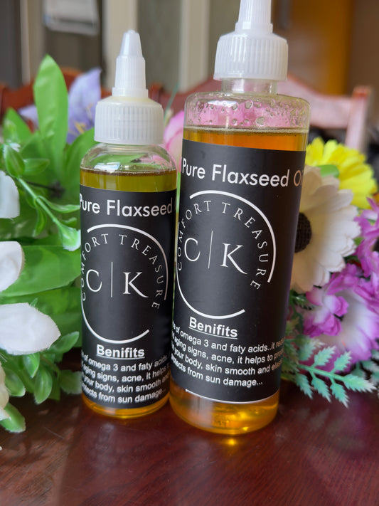 Pure Organic Flaxseed Oil | Home Made Natural and Pure