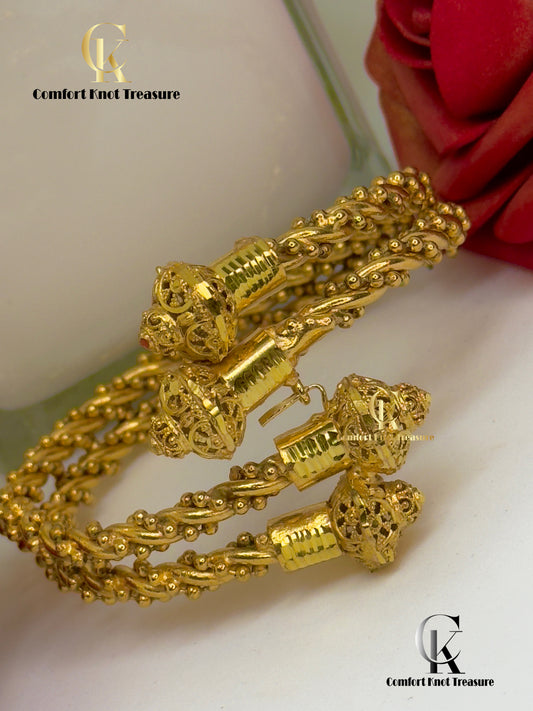 Trendy Openable Kangan | 24k gold plated | Our Signature Design